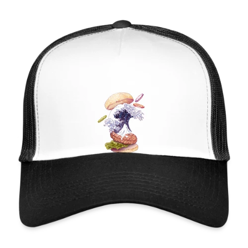 La Vague Gourmande de Kanagawa - Casquette trucker