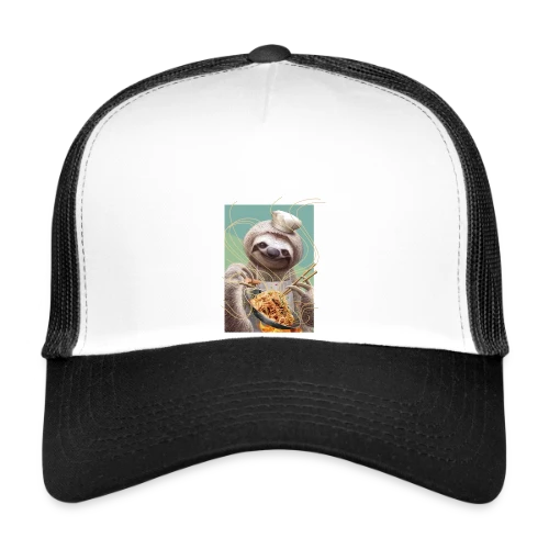 Le Paresseux Chef des Nouilles Sautées - Casquette trucker