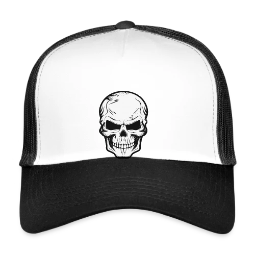 Crâne Sinistre et Malicieux - Casquette trucker