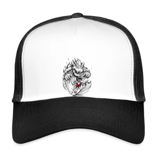 Mario, le Surfeur de Bowser - Casquette trucker