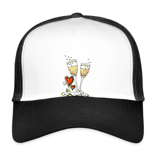 Verres Cœurs & Fêtes - Casquette trucker