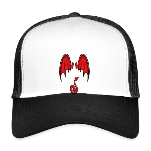 Ailes & Queue de Diable Cartoon - Casquette trucker