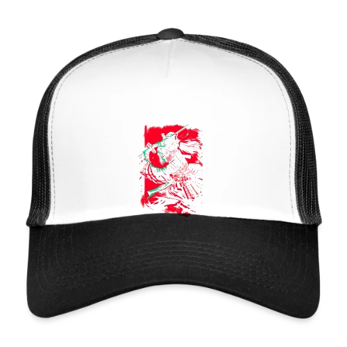 Fille Samurai Anime au Katana - Casquette trucker