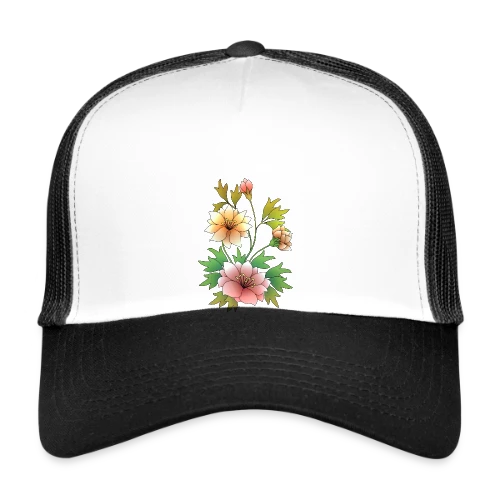 Éclat Floral - Casquette trucker