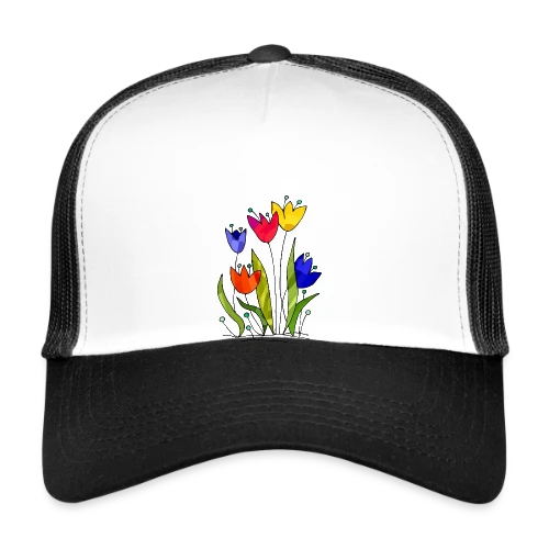 Bouquet de Fleurs - Casquette trucker