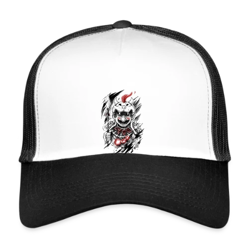 Guerrier Crâne Sauvage - Casquette trucker