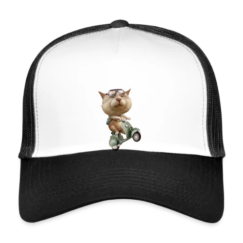 Chat en Cavale - Casquette trucker