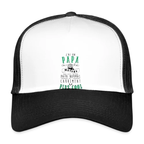 Mon Papa Motard : Le Plus Cool de Tous ! - Casquette trucker