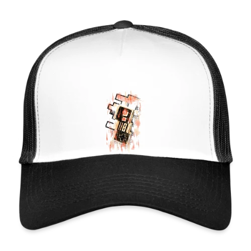 Manette Rétro Floue NES - Casquette trucker