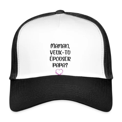 Demande en Mariage Enfant - Casquette trucker