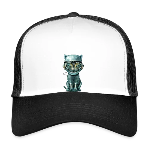 Chat Malin : Curiosité Féline - Casquette trucker