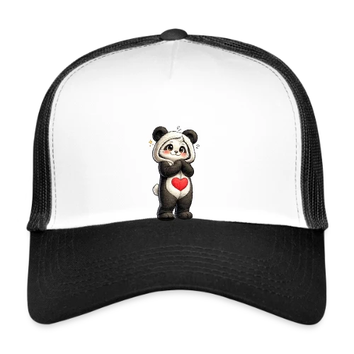 Panda en Combinaison Stylée - Casquette trucker