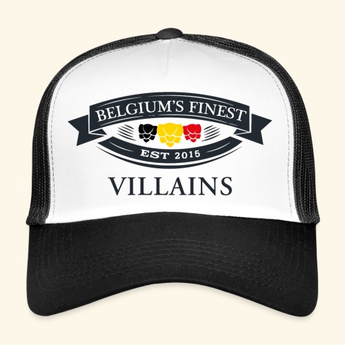 BelgiumFinestEst2015Villains 4colors - Trucker Cap