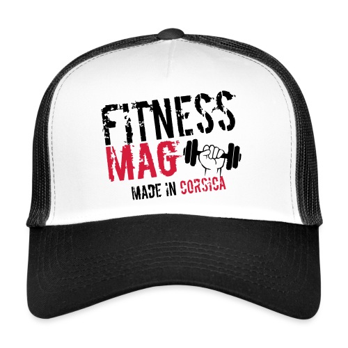 Fitness Mag made in corsica 100% Polyester - Casquette trucker 
