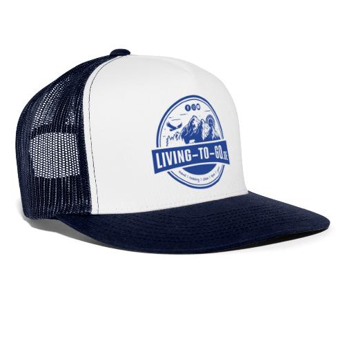 LivingToGo Fan-Shop Logo blau - Trucker Cap