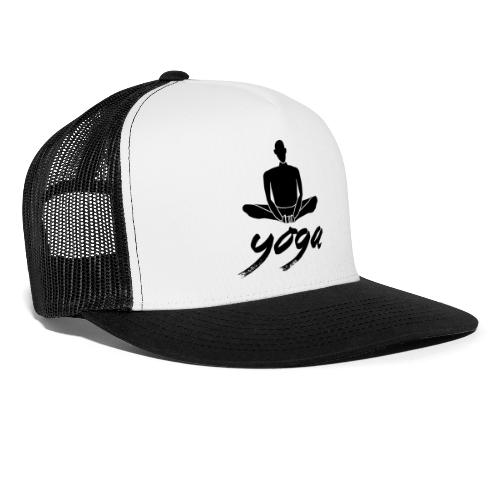 yoga nero yogi namaste pace amore arte hippie - Cappellino sportivo