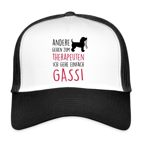 Vorschau: Gassi Therapeut Hund - Trucker Cap