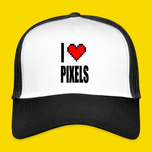 I Love Pixels - Czapka truckerka