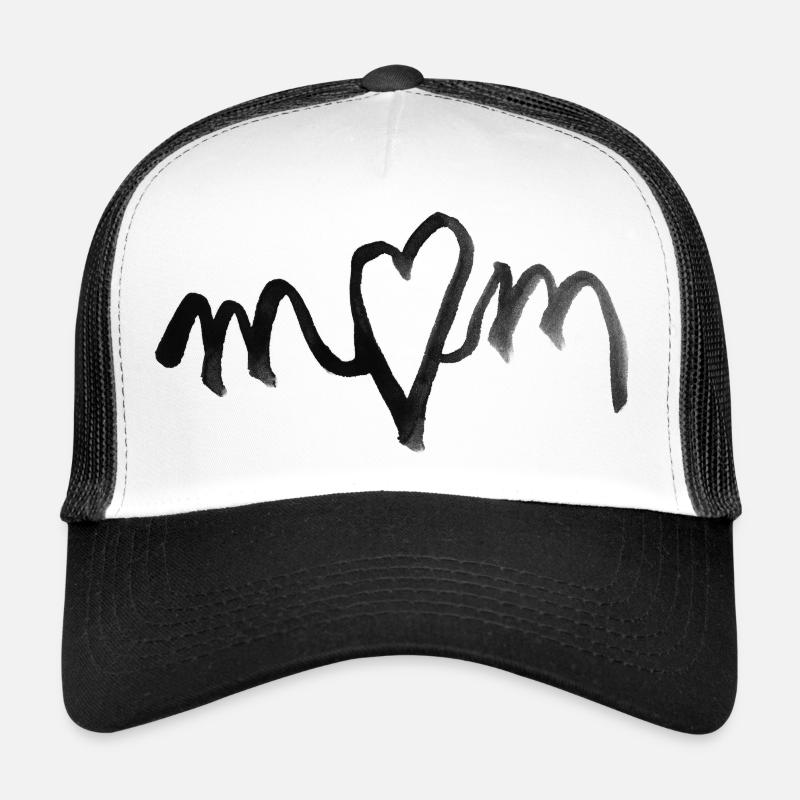 I heart MOM love - das Geschenk zum Muttertag Trucker Cap