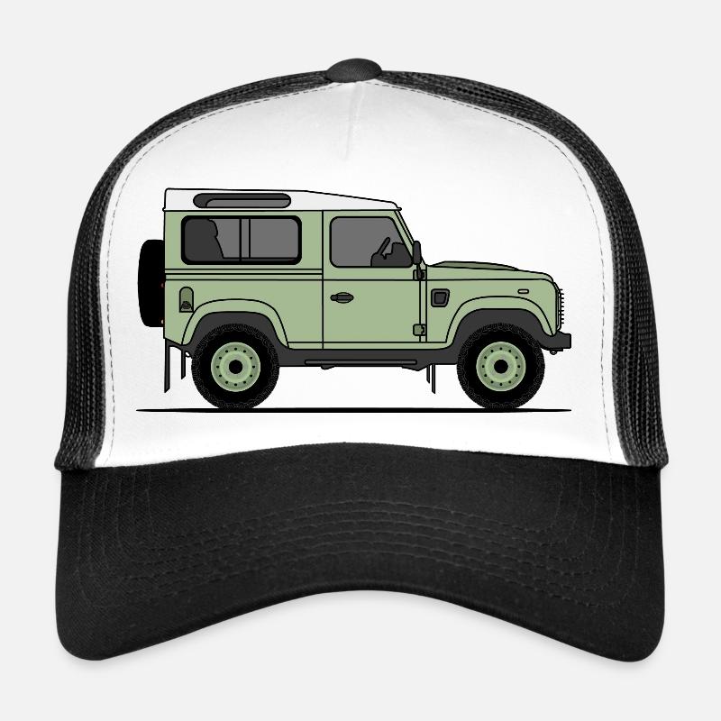 Defender 90 - Trucker Cap - white/black