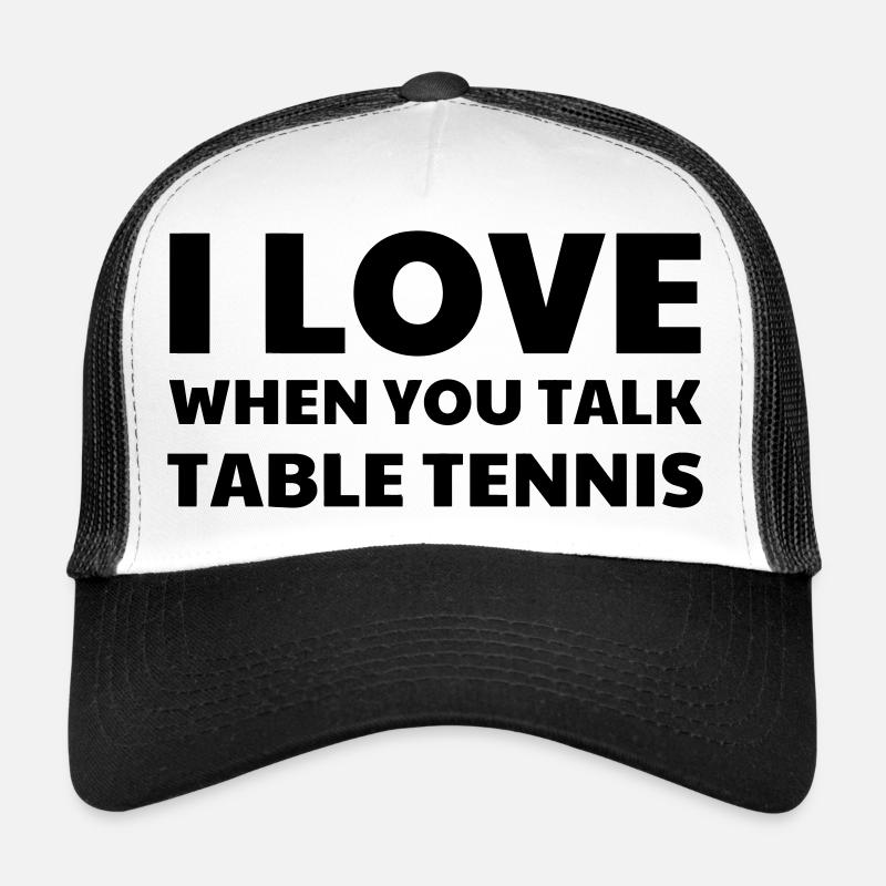 Table Tennis - Ping Pong - Sport - Racket - Ball Trucker Cap