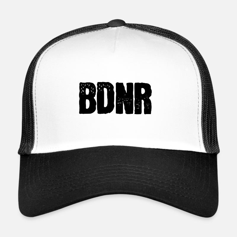 BDNR - Trucker Cap - Weiß/Schwarz