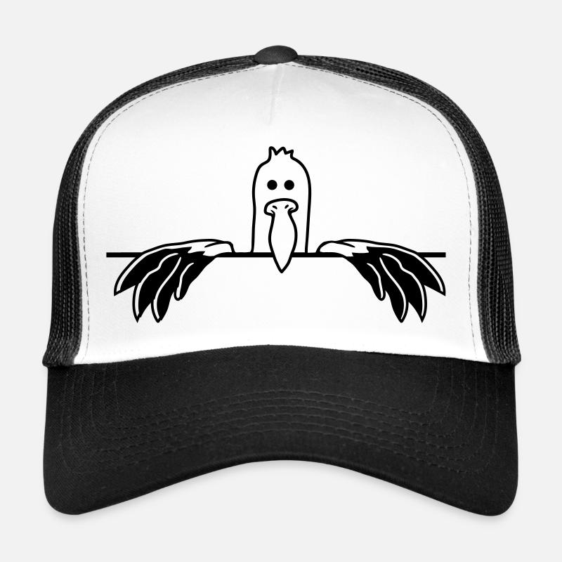 funny sign curious moeve Trucker Cap
