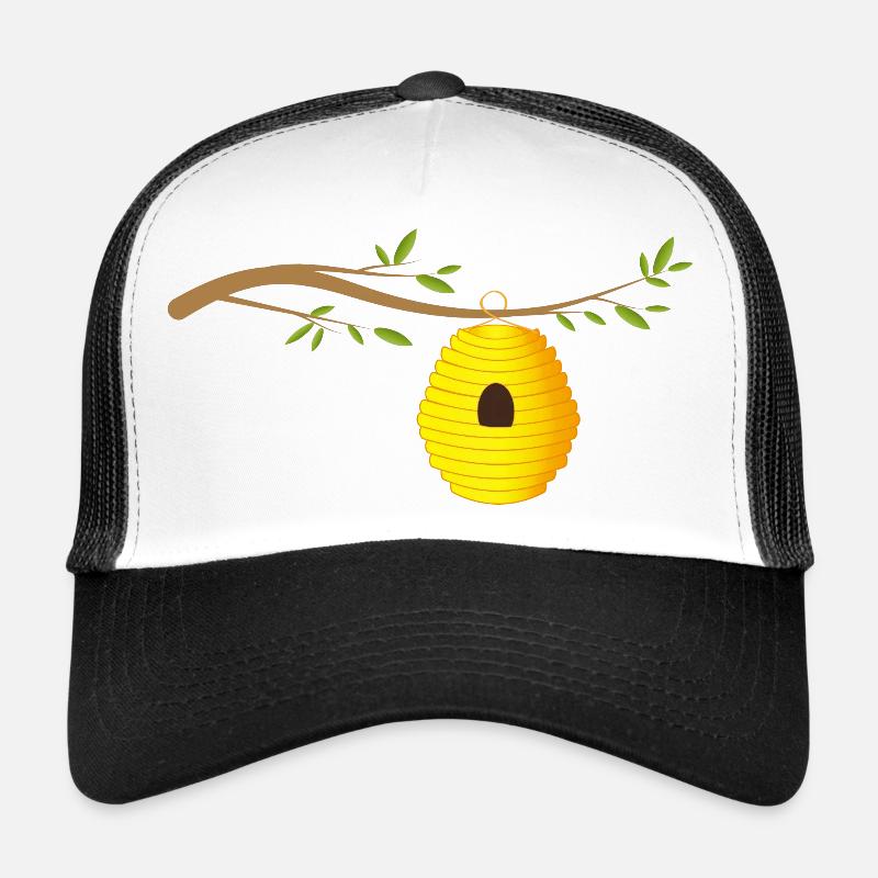 Ruche sur une branche Ruche sauvage Casquette trucker 