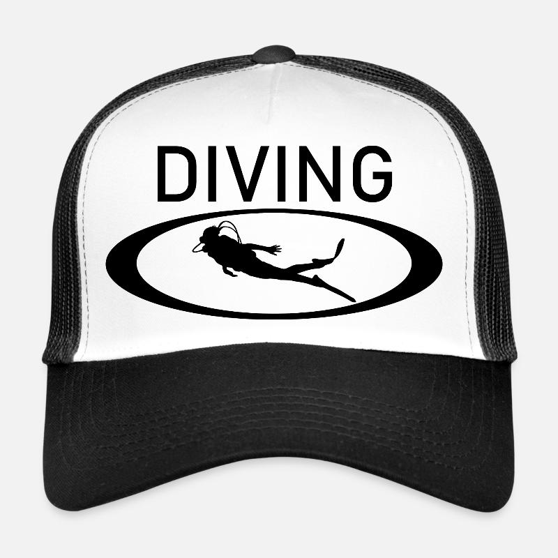 Diving Dive Dive Trucker Cap