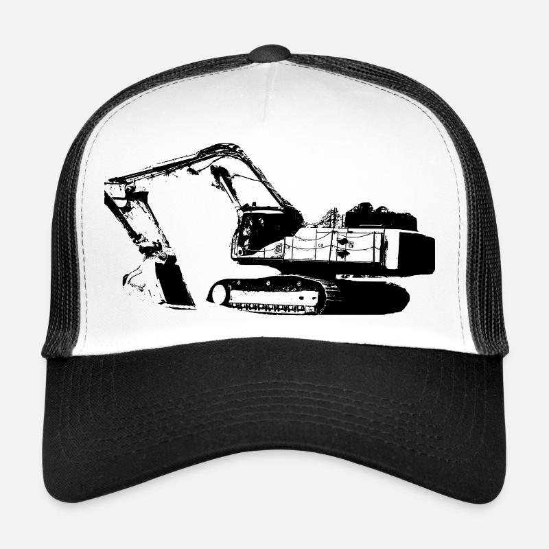 Bagger - Trucker Cap - Weiß/Schwarz
