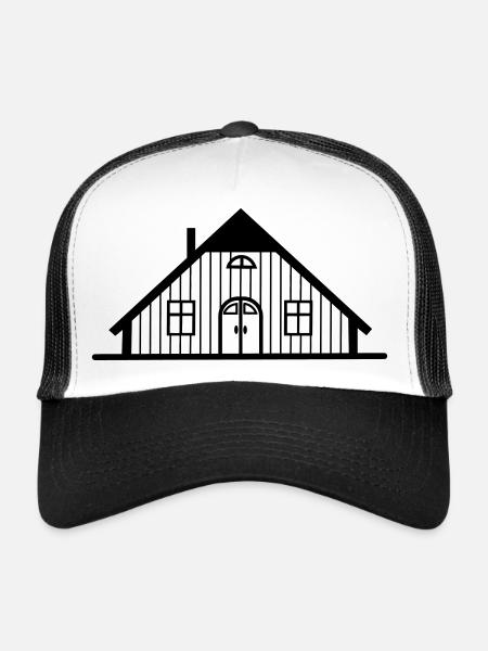 Farm barn warehouse - Trucker Cap - white/black - Front