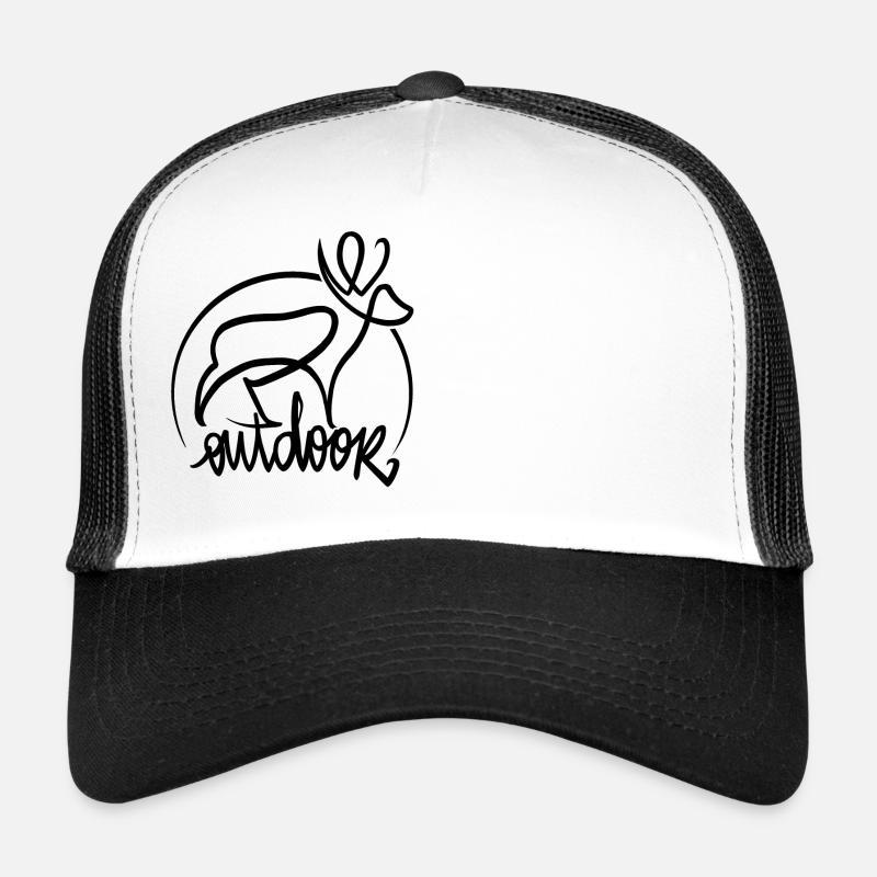 Extérieur Hirsch Oneliner - noir Casquette trucker 