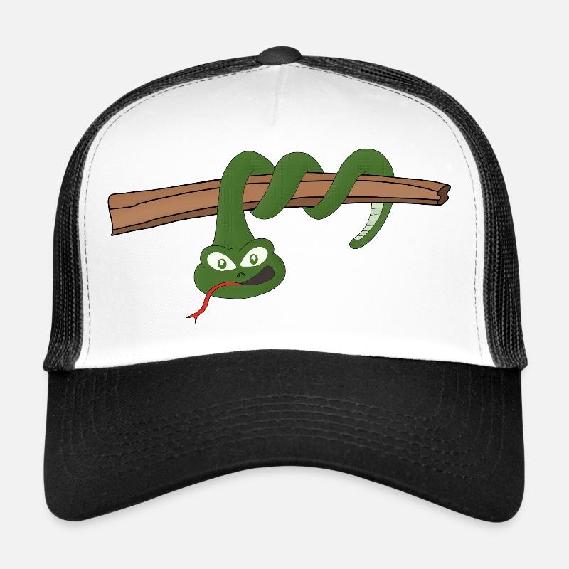 Eine Schlange hängt Trucker Cap