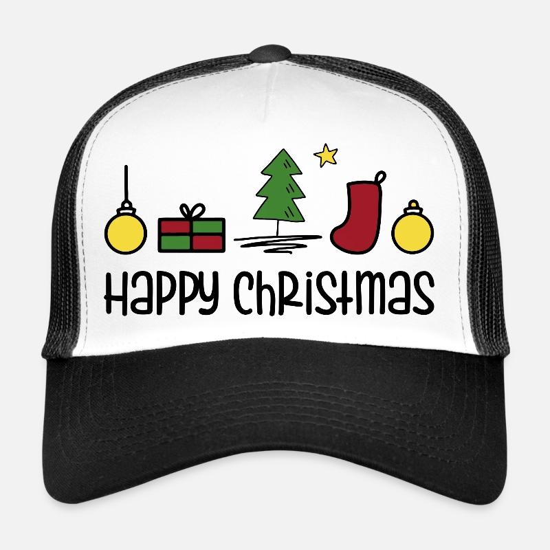 Happy Christmas Trucker Cap