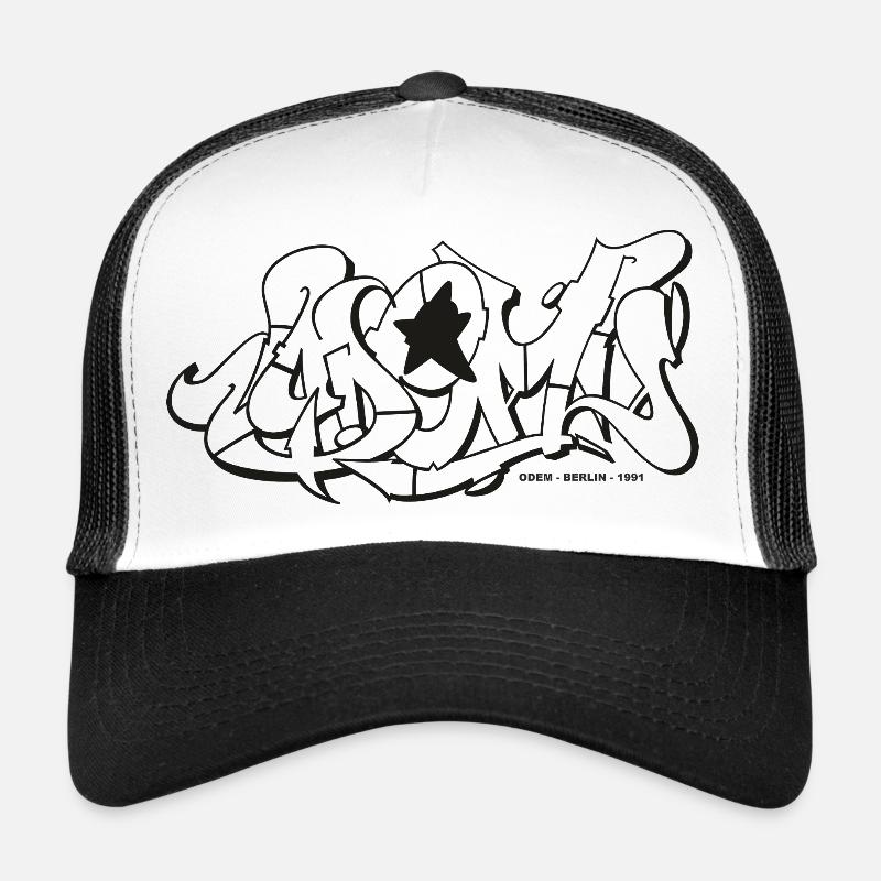 Odem Berlin - Trucker Cap - white/black