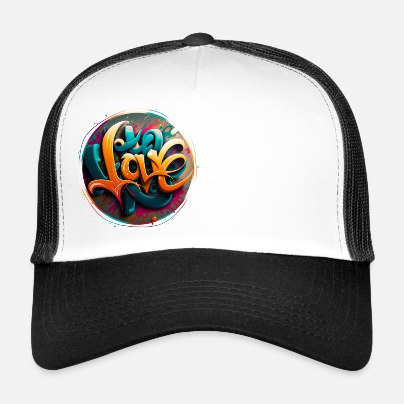 « Amour » Graffiti Thème 1 Casquette trucker 