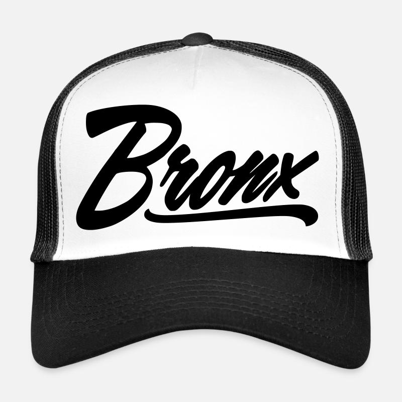 bronx shirt - Trucker Cap - Weiß/Schwarz