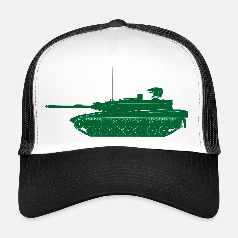 Char militaire vert Casquette trucker 