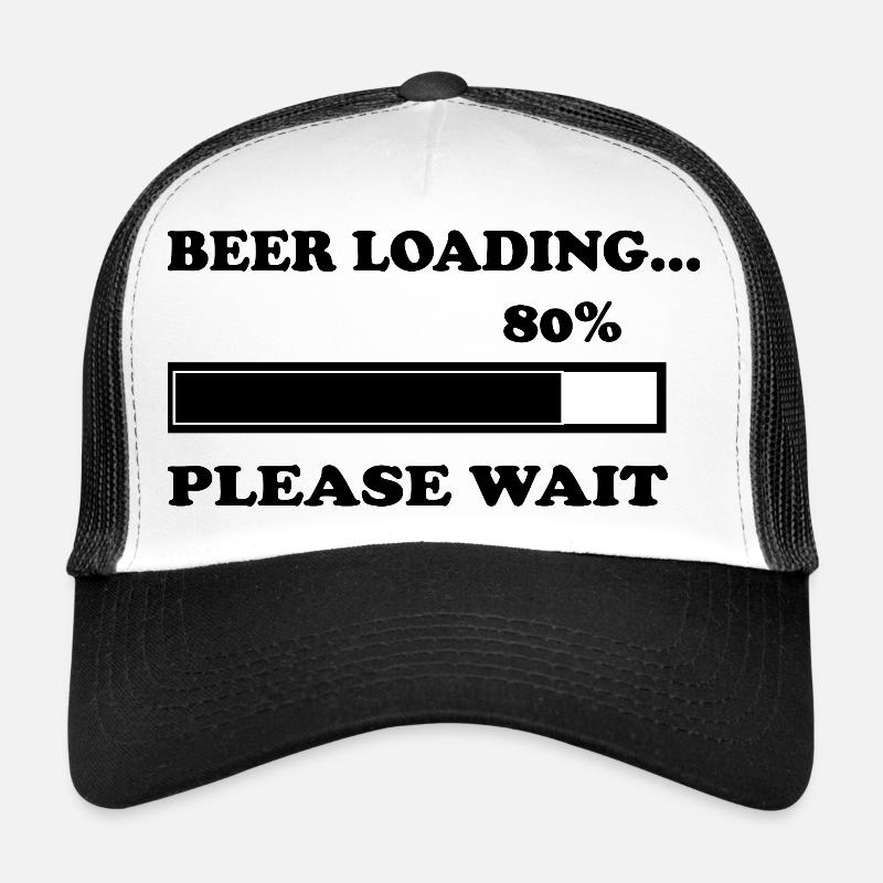 Bier Wein Whiskey Schnaps Alkohol Trucker Cap