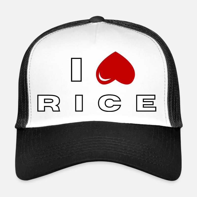 Je déteste le riz Casquette trucker 