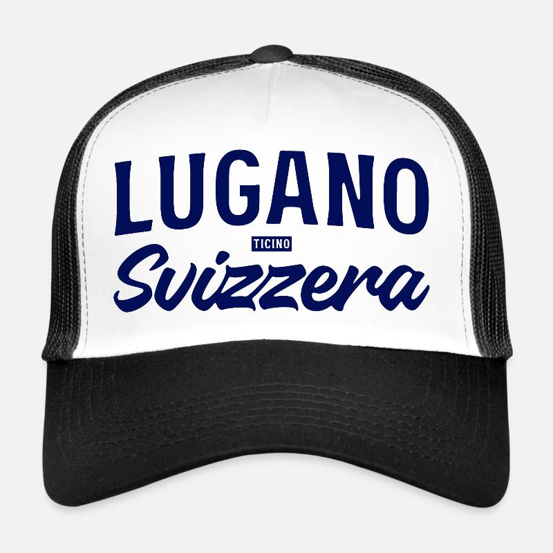 Lugano Svizzera Script Design Casquette trucker 