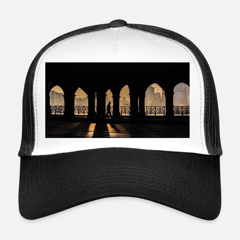 A man on his way to work Trucker Cap