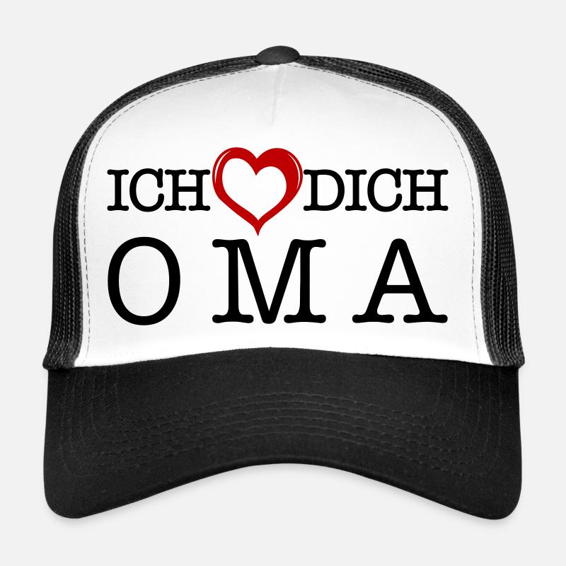 Ich liebe dich oma Trucker Cap