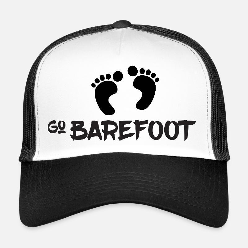 Go Barefoot - Courir pieds nus Casquette trucker 