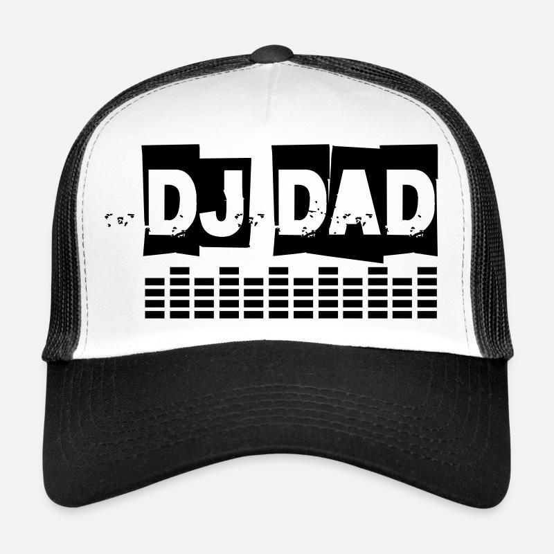 DJ DAD Égaliseur de platine vinyle Casquette trucker 