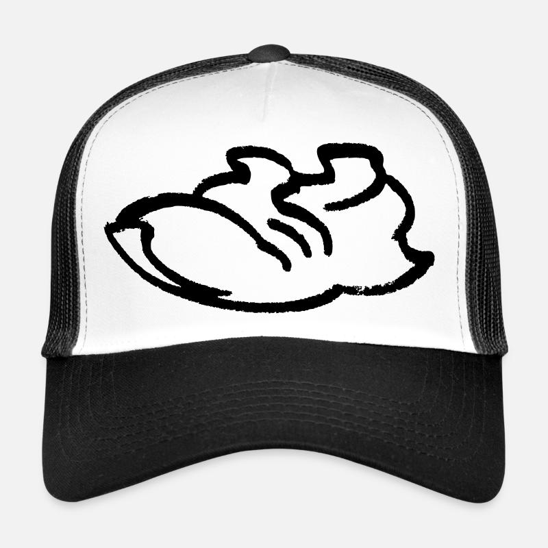 Laufschuh Kontur - Trucker Cap - Weiß/Schwarz