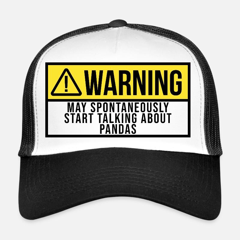 Panda - Trucker Cap - Weiß/Schwarz