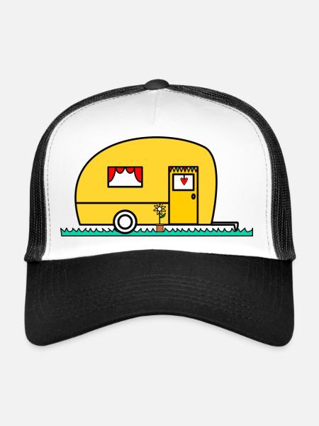 GELIEBTE. MEISTER. LEHRER. SCHULE - Trucker Cap - Weiß/Schwarz - Vorne
