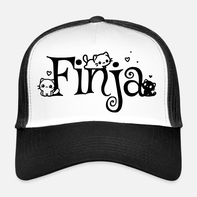 Finja Name First Name Kitten Name Trucker Cap