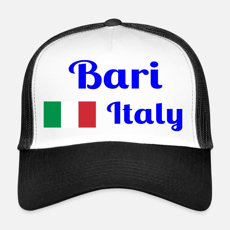 Bari Italia - Imprimés élégants Casquette trucker 